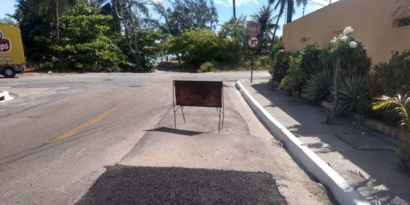 Seinfra realiza operação tapa-buraco em 36 bairros da Capital nesta terça-feira