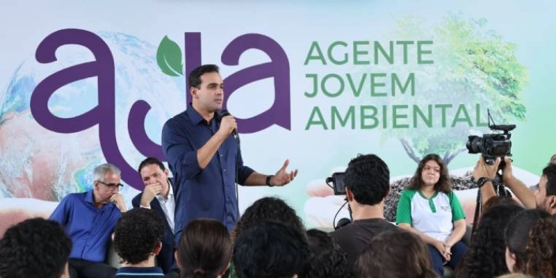Governador Lucas Ribeiro inicia entrega de kits do Agente Jovem Ambiental para 4 mil estudantes em 2026