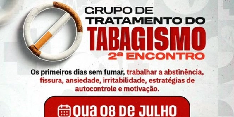 Aparecida: Saúde realiza novo encontro do Grupo de Tratamento do Tabagismo