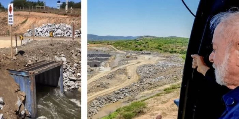 Ministério do Desenvolvimento esclarece uso de contêineres na transposição após críticas de Nilvan Ferreira