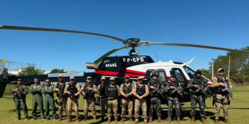 Com apoio de helicóptero, PM intensifica a Operação Paraíba Mais Segura em Catolé do Rocha e região