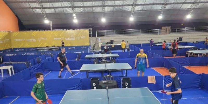 Vila Olímpica sedia Copa Brasil de Tênis de Mesa, a partir desta quinta-feira