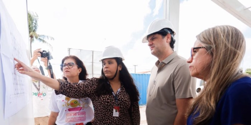 Leo Bezerra projeta entrega da Escola Tércia Bonavides em agosto com estrutura modular e mais de 1.200 vagas
