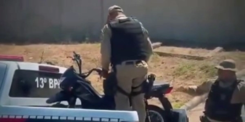 13º BPM atende chamado de cidadão e localiza motocicleta com queixa de roubo