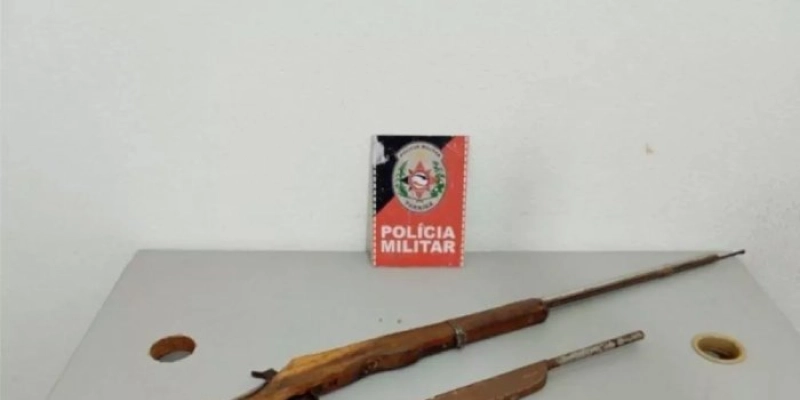 Polícia Militar apreende armas de fogo durante diligências no Sertão da Paraíba
