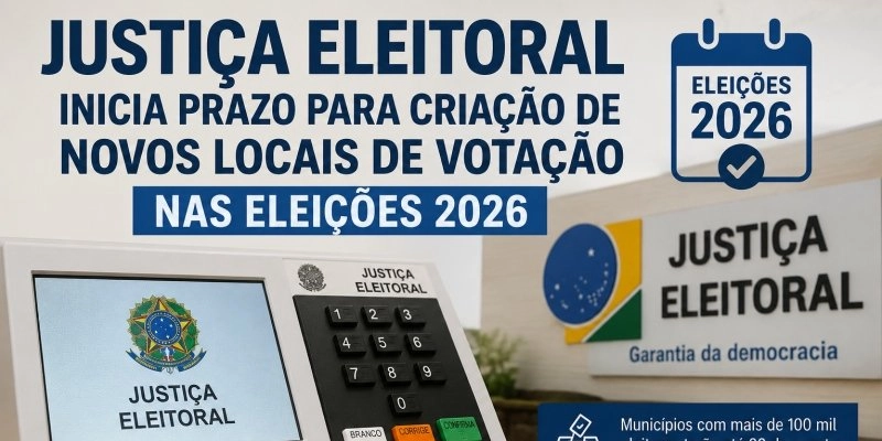 Municípios com mais de 100 mil eleitores terão até 20 de agosto para ampliar locais de votação
