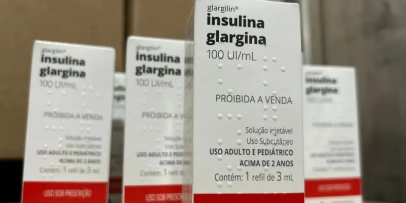 SUS recebe primeiros 383 mil tubos de insulina glargina e canetas aplicadoras