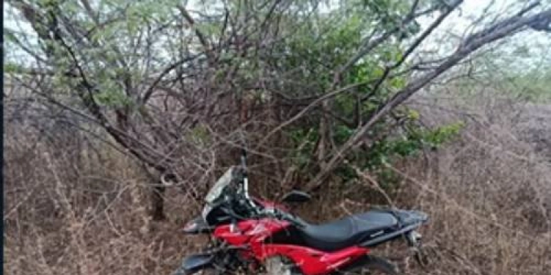 Mesmo de folga, sargento da PM localiza e recupera moto roubada na zona rural de Cajazeiras
