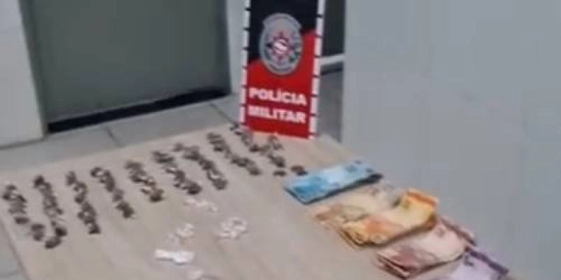 Força Tática fecha ponto de tráfico e apreende entorpecentes no Bairro São Francisco, em Cajazeiras