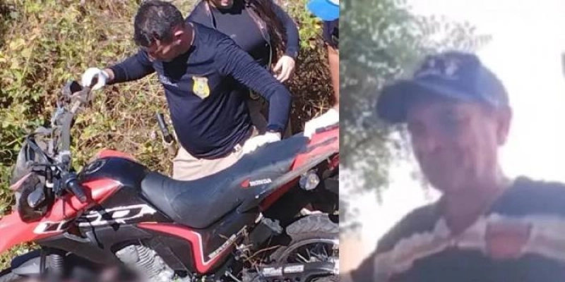 Vendedor de algodão-doce morre em acidente de moto na BR-361, no Sertão da Paraíba