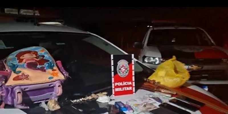 Ação da PM em Cachoeira dos Índios prende casal por tráfico e apreende drogas