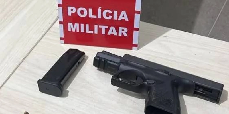 Força Tática apreende pistola 9mm e drogas em São João do Rio do Peixe
