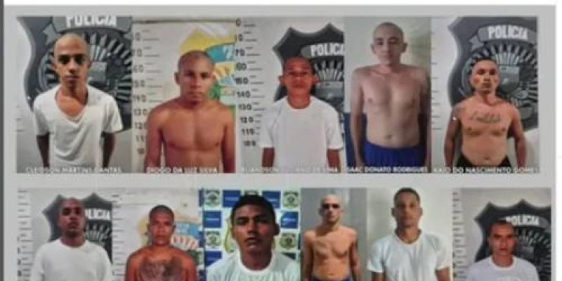 Onze detentos fugiram de presídio em Nísia Floresta após abrirem buraco em cela