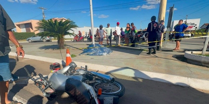 Homem de 52 anos morre em acidente de moto no contorno da BR-230, em Sousa