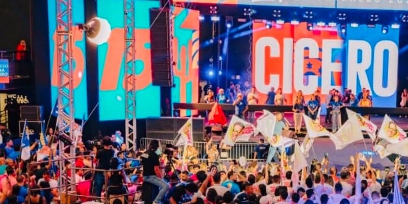Homologado candidato, Cícero mira educação, critica gestão estadual e apresenta o "Pix Tênis"