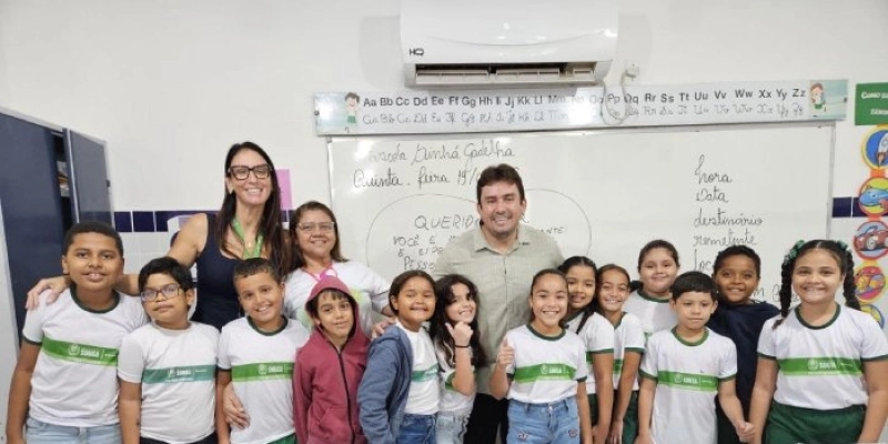 Educação do município de Sousa registra avanço e chega a 6,8 no IDEB; prefeito Helder Carvalho comemora
