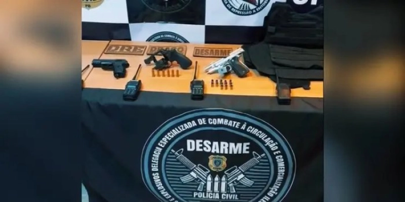 Operação conjunta da Desarme, Draco e DRE desarticula ponto de apoio de criminosos na PB