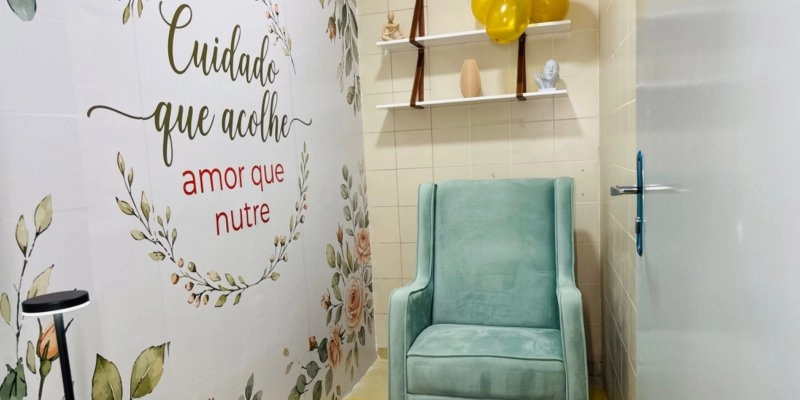 Arlinda Marques abre nova sala de amamentação para mães que acompanham bebês