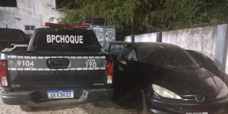 Batalhão de Choque recupera, em Cajazeiras, celular e carro usados em assalto a residência