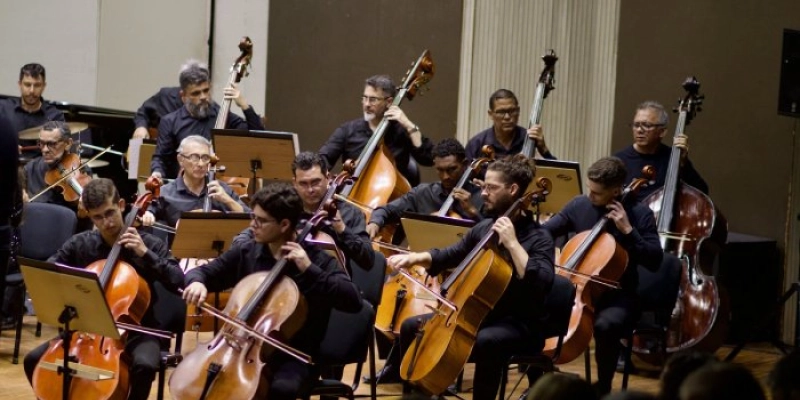 Concerto da Orquestra Sinfônica da Paraíba traz obras de brasileiros e solos de violino e viola