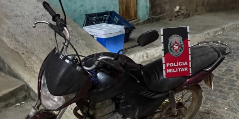 Ação da PM apreende moto com chassi adulterado em Marizópolis