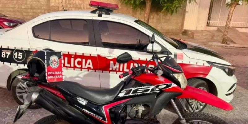 Polícia Militar apreende motocicleta com indícios de adulteração no Sertão paraibano
