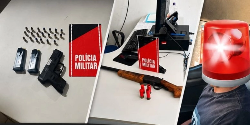 Menos de dois meses após primeira prisão, suspeito é detido novamente com arma calibre 12 em Brejo do Cruz