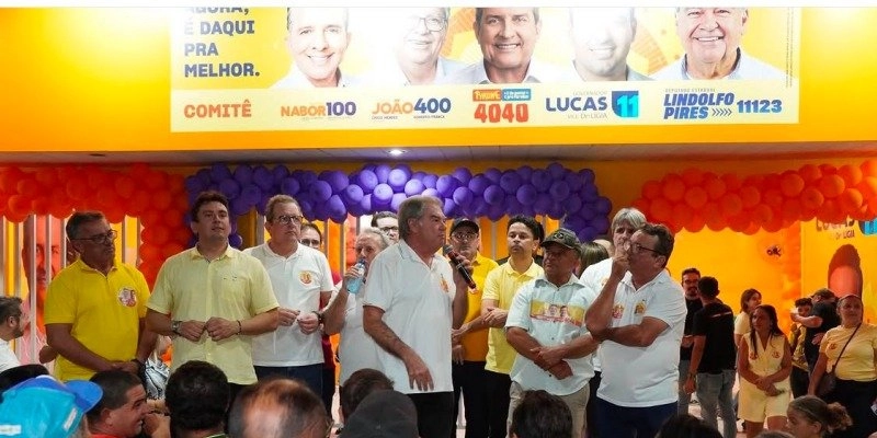 Lindolfo Pires abre comitê em Sousa e reúne aliados na largada da campanha
