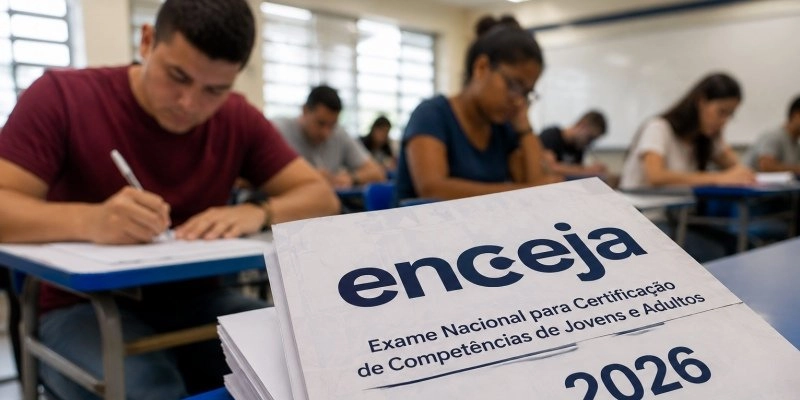 Encceja 2026 acontece neste domingo e reúne candidatos em todo o país
