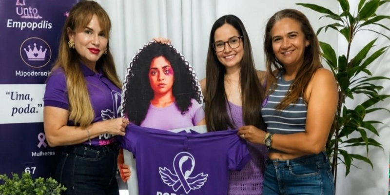 Secretaria de Políticas Públicas para as Mulheres da Prefeitura Municipal de Vieirópolis realiza ações do Agosto Lilás