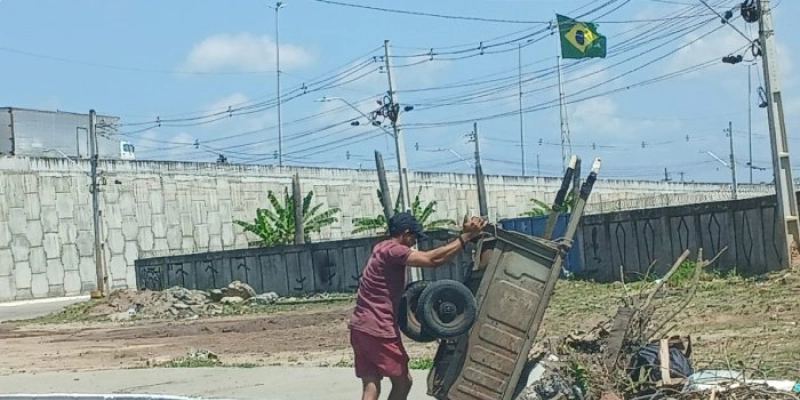 Flagrante no Cristo Redentor expõe ‘sabotagem’ ao serviço de limpeza urbana de João Pessoa