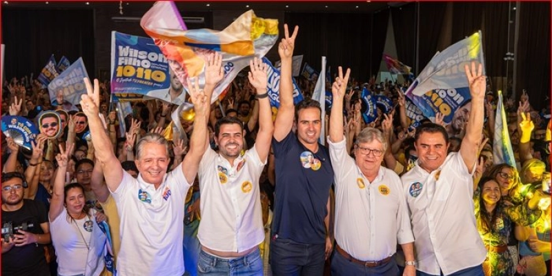 Com Lucas, João e Nabor, Wilson Filho realiza evento de candidatura e reúne cerca de 2.500 pessoas