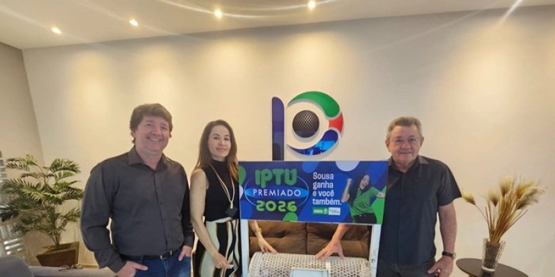 Prefeitura de Sousa realiza mais um sorteio do IPTU Premiado 2026 e entrega prêmio de R$ 10 mil