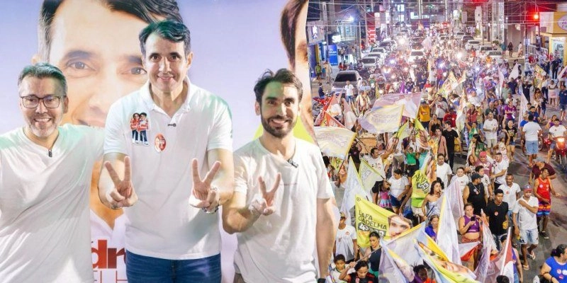 Bora Sousa reúne multidão e marca lançamento das candidaturas de Leo, Lafa e André Gadelha