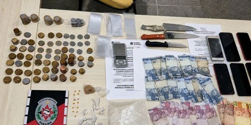 ROTAM fecha ponto de tráfico de drogas e prende dois suspeitos na Zona Sul de Cajazeiras