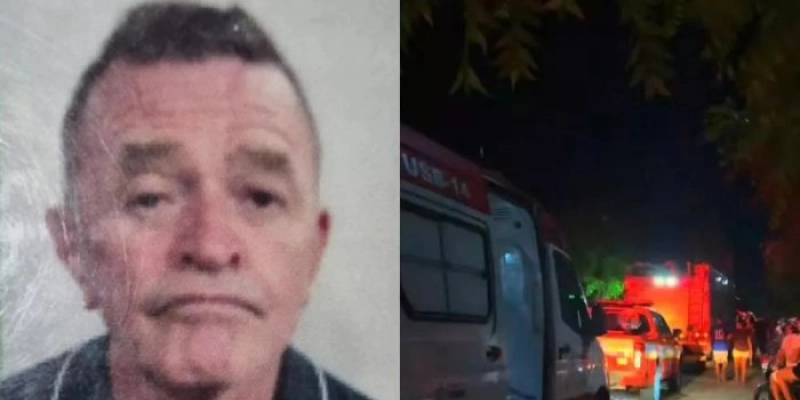Incêndio em residência deixa idoso morto e filha em estado grave em Patos