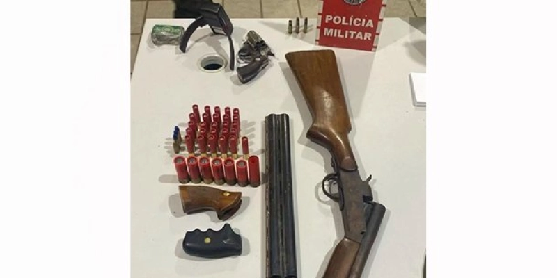 Operação da PM em São Bento resulta em prisões e apreensão de armas