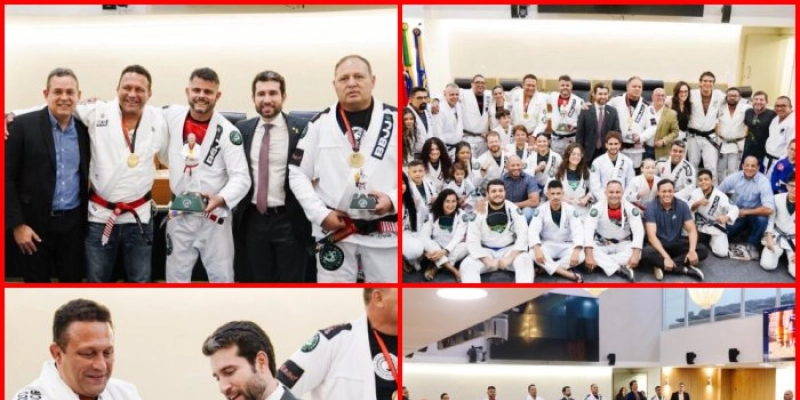 Por iniciativa de Michel Henrique, lendas das artes marciais Renzo Gracie, Ralph Gracie e Marcelo Tigre recebem honrarias na ALPB