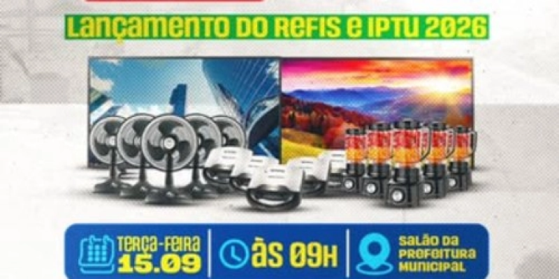 Com sorteio de prêmios e lançamento do REFIS, Aparecida realiza 5ª edição do IPTU Vale Prêmio