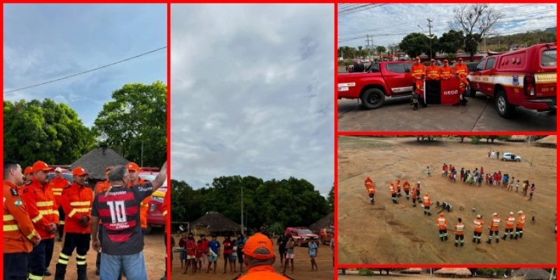Bombeiros da Paraíba atuam em força-tarefa contra incêndios no Mato Grosso com monitoramento e ação junto ao povo Xavante