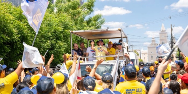 Wilson Santiago participa de caravana ao lado de Lucas, João e Nabor em seis municípios e mostra força no Sertão paraibano