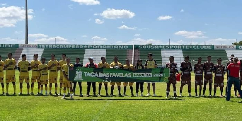 Sousa sedia 2ª edição da Taça das Favelas e reúne jovens atletas de oito municípios do Sertão
