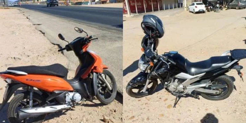 Colisão entre motos deixa duas pessoas feridas na BR-230 em Patos