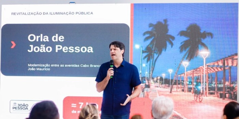 Leo Bezerra autoriza implementação da nova iluminação da Orla Marítima, mais tecnológica, econômica e eficiente