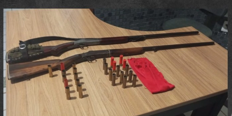Ação da ROTAM em Nazarezinho resulta em prisão de homem e apreensão de armas e munições