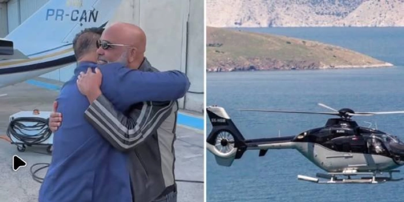 Helicóptero com o cantor sertanejo Rick desaparece na Serra Catarinense; FAB e Bombeiros fazem buscas