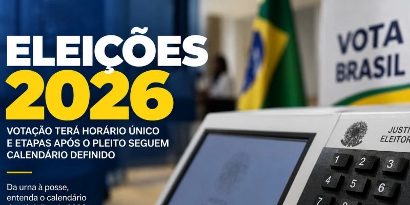 Eleições 2026: votação terá horário único e etapas após o pleito seguem calendário definido