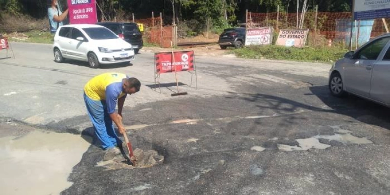 Operação tapa-buraco da Seinfra tem programação de serviços em 29 bairros