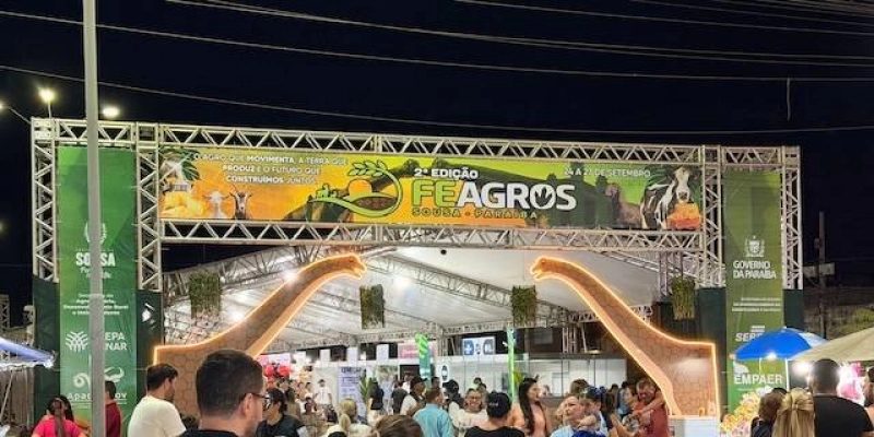 Mesmo sem abertura oficial, 2ª FEAGROS reúne grande público em Sousa, nessa quinta-feira (24)