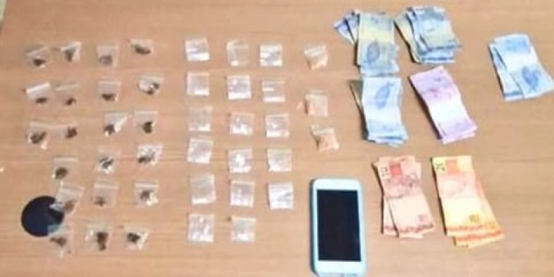 Adolescente de 17 anos é apreendido com porções de maconha, cocaína e crack durante ação policial na Paraíba